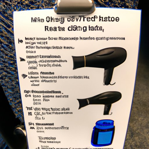 A Guide to Flying with a Hair Dryer: What You Need to Know