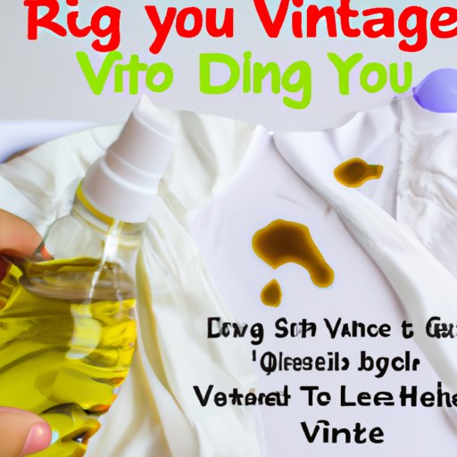 Tips for Removing Vinegar Stains from Clothes