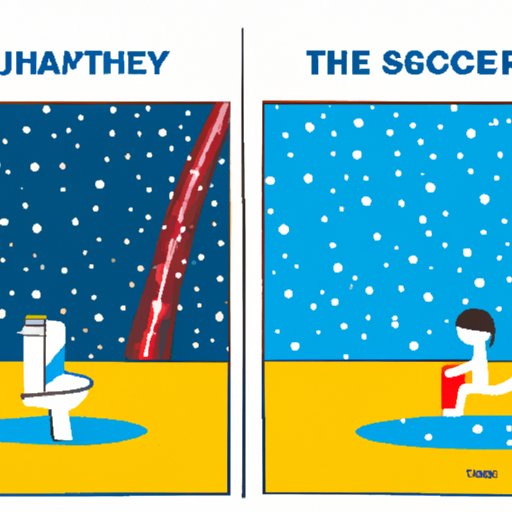 Comparison of Going to the Bathroom in Space versus on Earth