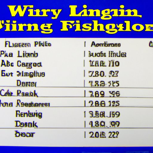 A Breakdown of Fishing License Costs in Wisconsin