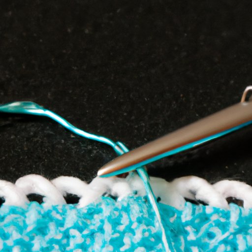 Use a Stitch Marker to Create a Border