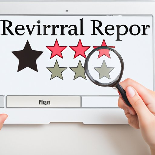 Researching Online Reviews and Ratings