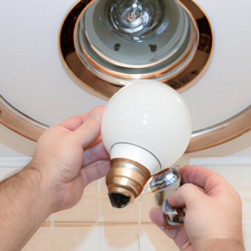 DIY: How to Replace a Bathroom Light Fixture