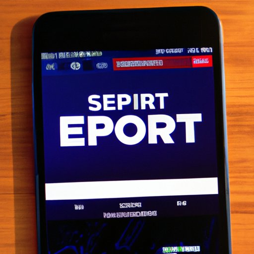 Enjoy Watching Your Favorite Sports on the ESPN App!
