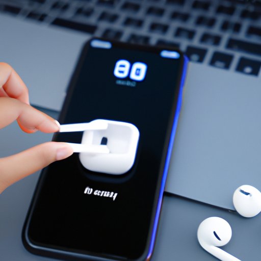 Using the Control Center to Check Airpod Battery on iPhone