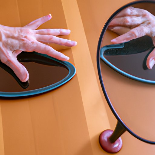 Check for Unusual Reflections in Mirrors or Glass Surfaces