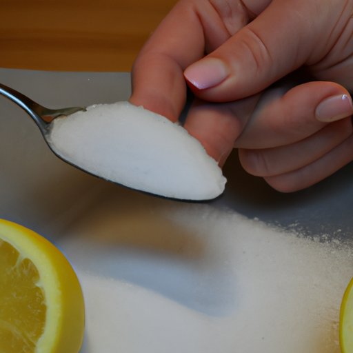 Using a Lemon and Salt