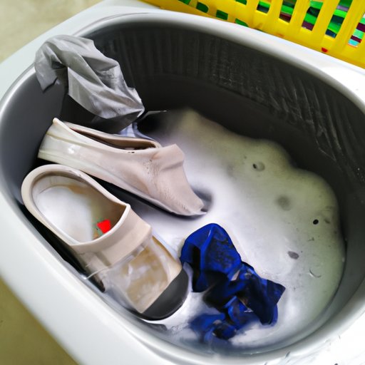 Remove Shoes from Washer and Air Dry