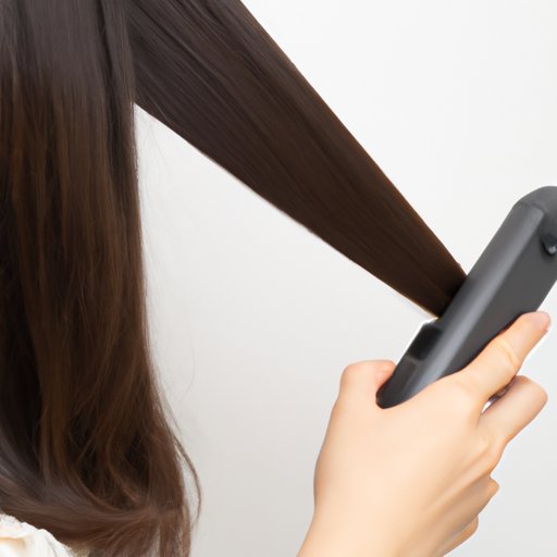 Use a Hair Straightener for Loose Wavy Hair