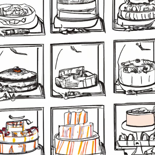 Showcase of Different Cake Drawing Styles