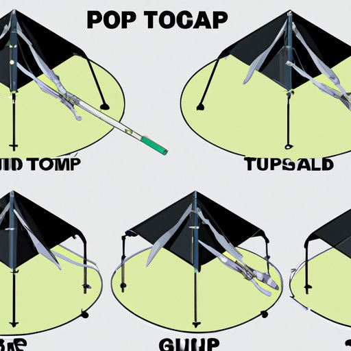 A Visual Tutorial for Folding a Beach Tent Pop Up