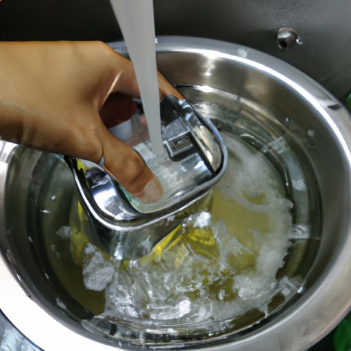 Rinse with Cold Water to Help Reduce the Oil Content