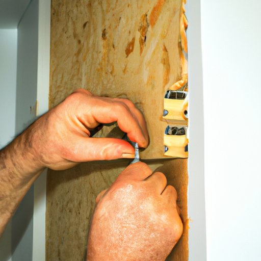 Attaching the Cabinets to the Wall Studs