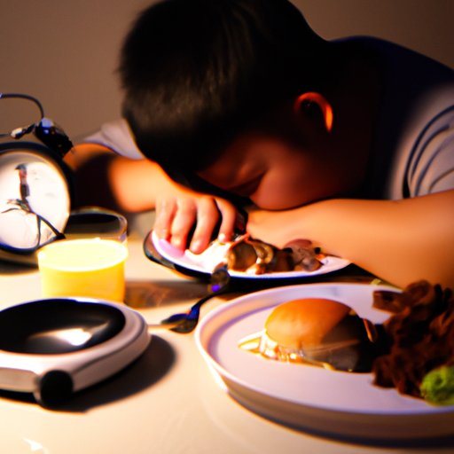 Avoid Eating Large Meals Late at Night