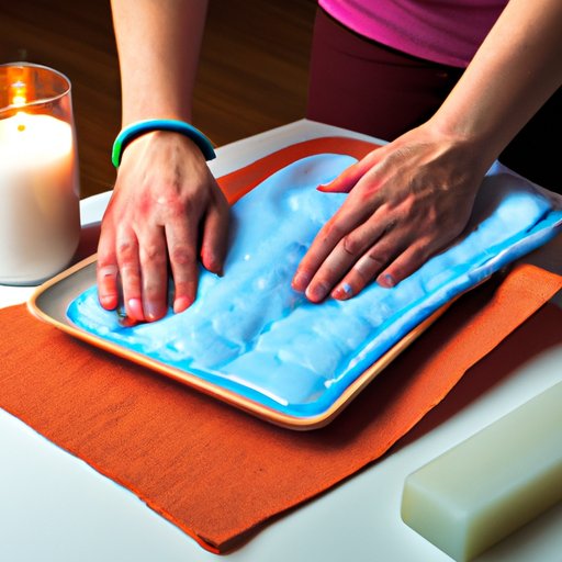 Crafting a Heating Pad with a Towel and Wax