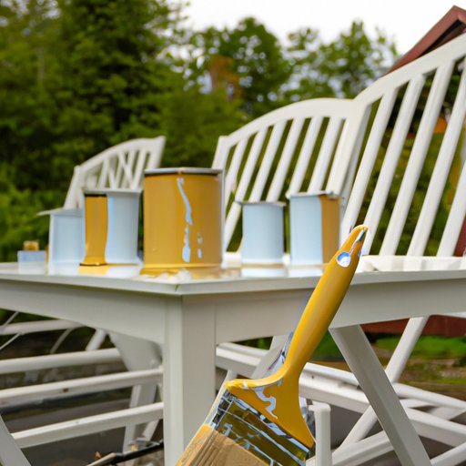 Preparing and Painting Metal Outdoor Furniture