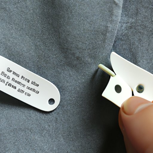 How to Remove a Clothes Sensor Without Damaging the Tag