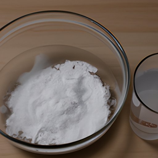 Making a Paste of Baking Soda and Water