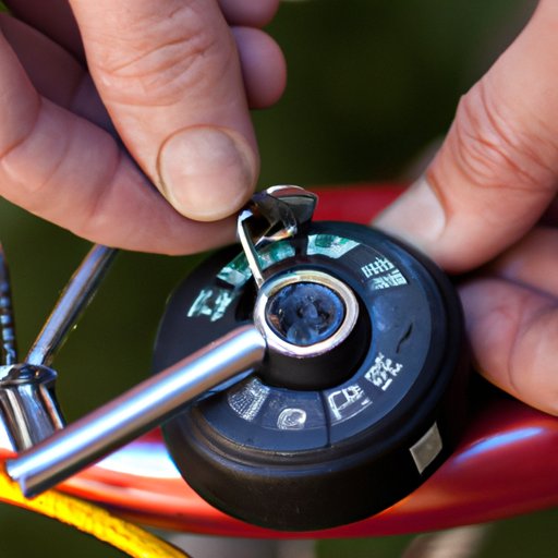 Disassemble Bike Lock and Manually Reset Combination