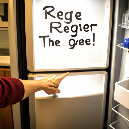 What to Do When You Need to Reset Your GE Refrigerator