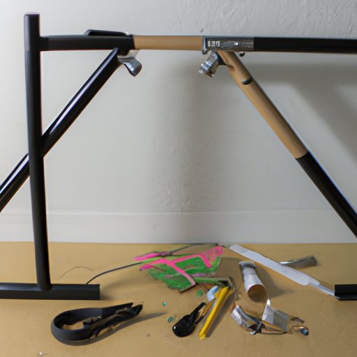 Creating a DIY Bike Stand Using Everyday Household Items