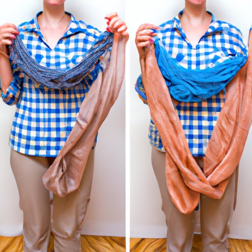 How to Turn a Blanket into a Stylish Scarf