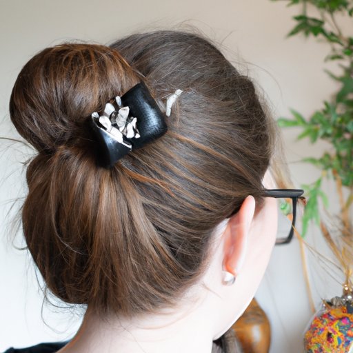 Add a Statement Hair Clip to a Low Bun