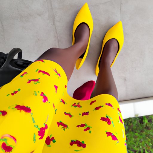 Say Goodbye to Boring Outfits: Rocking a Yellow Dress and Colorful Shoes