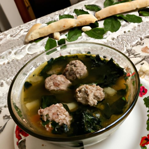 An Italian Delicacy: The Story Behind Italian Wedding Soup