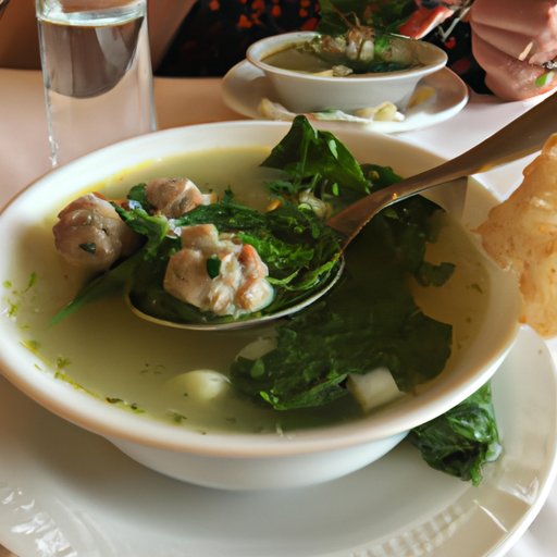 Comfort Food at its Finest: Enjoying Italian Wedding Soup