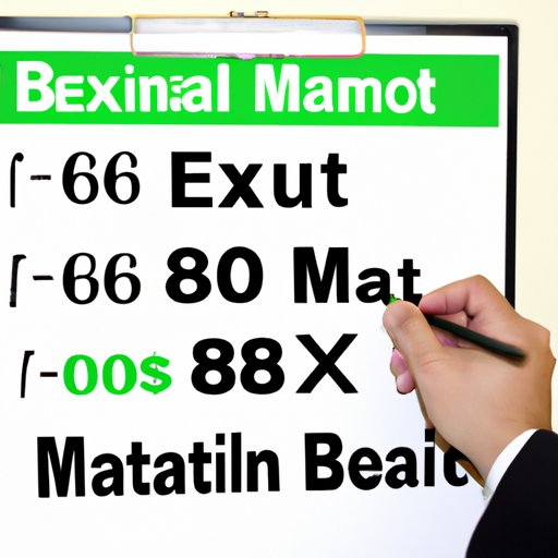 Estimating Your Maximum Benefit Amount