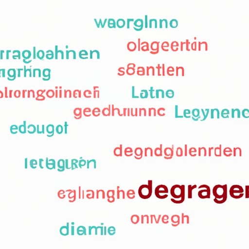 A Comparison of Words with the Most Definitions in Different Languages