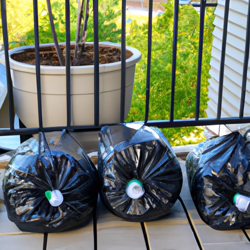 Placing Garbage Bags on a Balcony or Patio