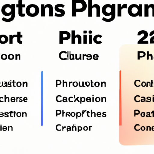 Comparison of Camera Features Across Popular iPhone Models