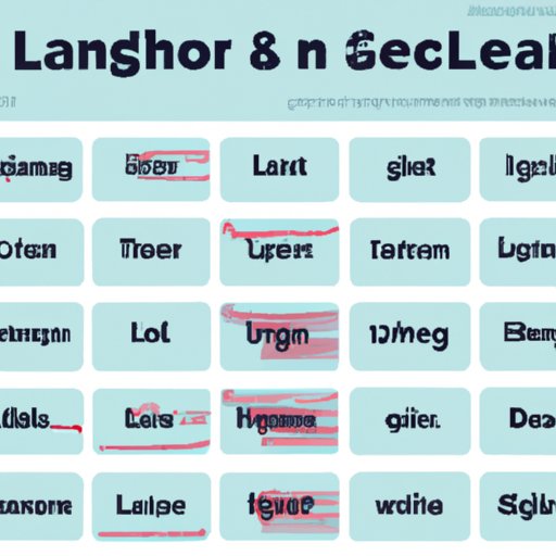 Comparing the Most Popular Languages in the World