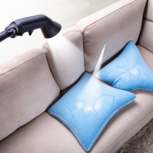 How to Clean Sofa Cushions Vacuum, Spot Clean, Steam Clean & Air Dry